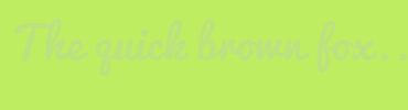 Image with Font Color BCE27F and Background Color BFED62